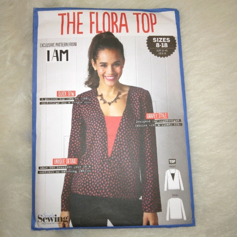 Simply Sewing, The Flora Top size 6-16